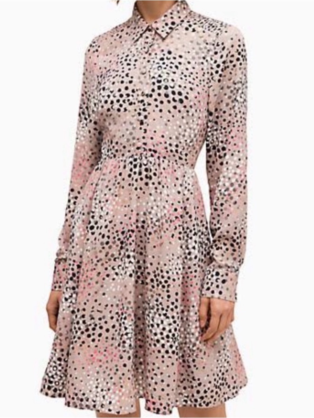 Kate Spade Soiree Dot Smocked Dress